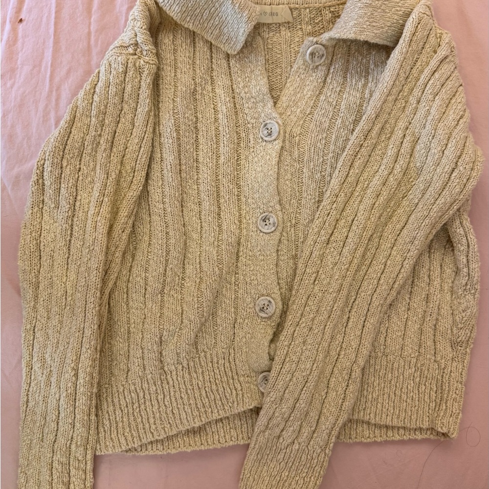 Cozy Cream Cable Knit Sweater